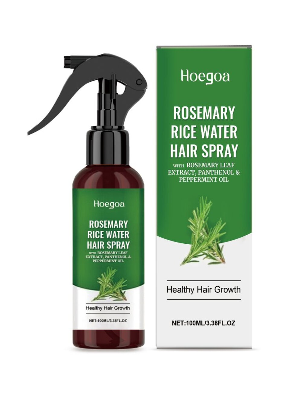 HOEGOA Rosemary & Rice Water Hair & Scalp Mist 100ml